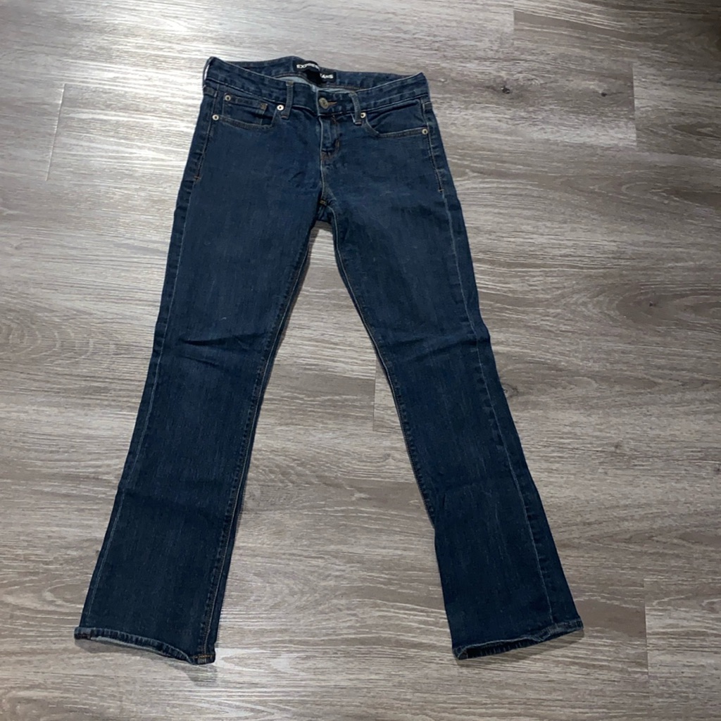 Express Women’s Dark Blue Boot Cut Jeans